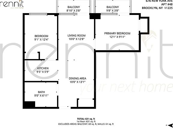 2nd image of 676 New York Ave Unit 5L