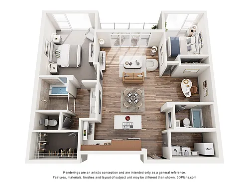 Floor plan B2 A FLAT