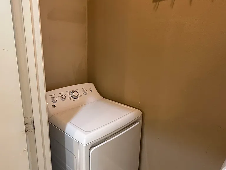 Washer and dryer included