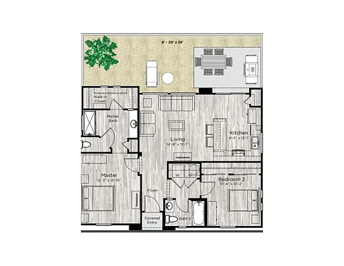 Floor plan The Retreat