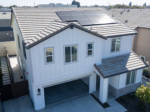 Arial view front of the house