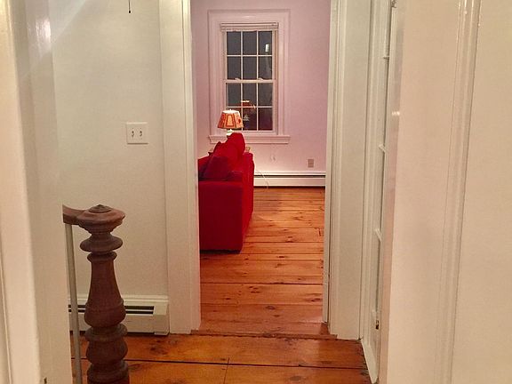 front entry into living room