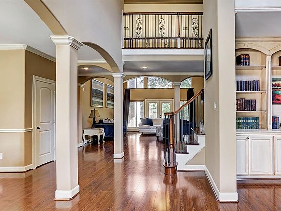 The home is light and bright with tons of windows.