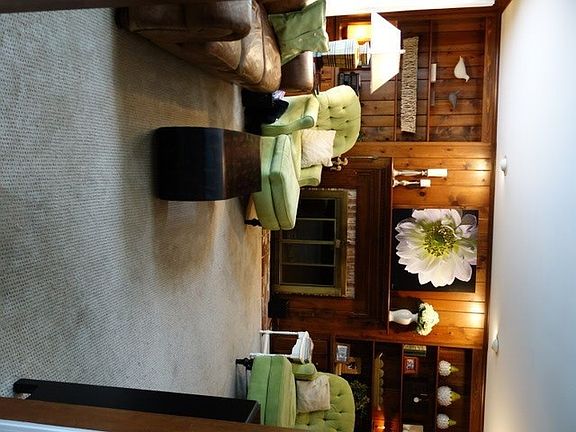 Family Room
						:
						Wood burning fireplace with built-in bookcases