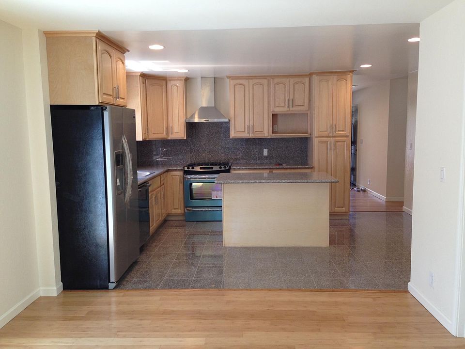 Kitchen, with refrigerator, microwave, range with hood, stove, dishwasher