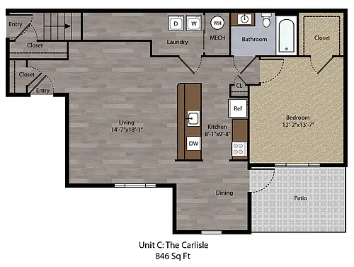 Floor plan The Carlisle