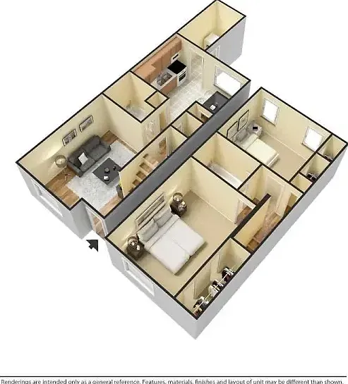 2 bed 2 bed