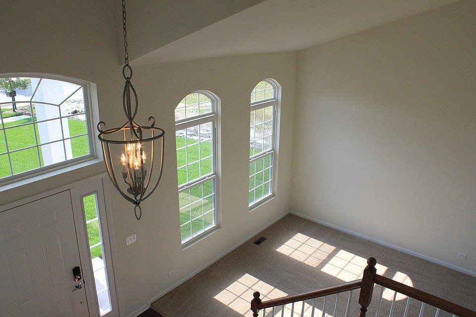 View From Staircase into Living Room