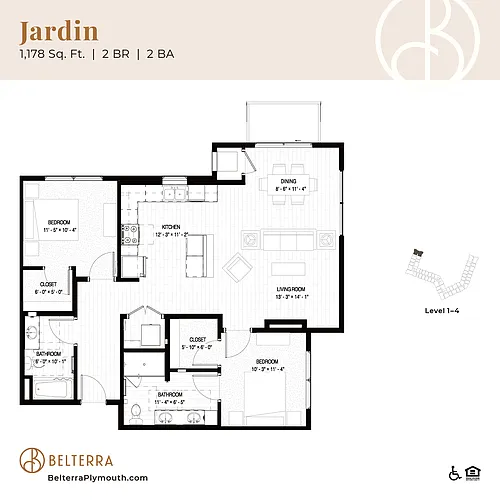 Floor plan Jardin