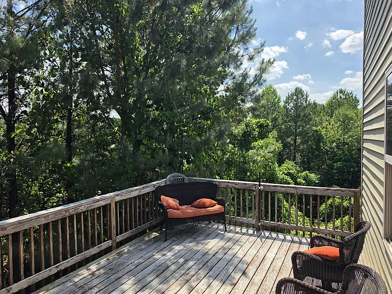 Deck off main floor