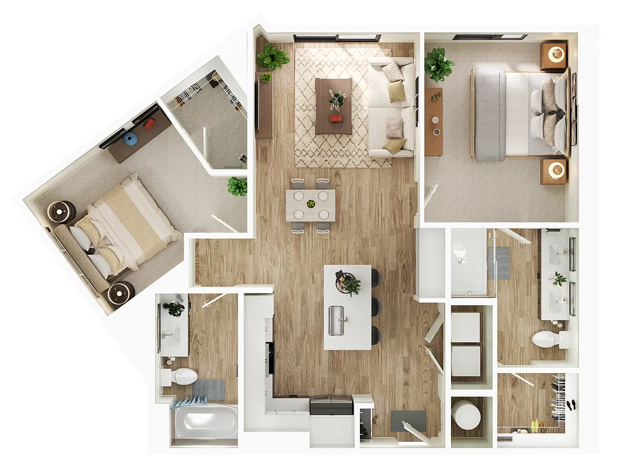 Floor plan B3
