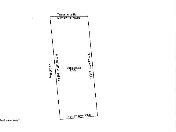 5th image of 0 W Temperance Rd