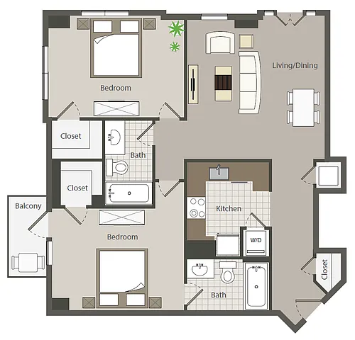 Floor plan 22D