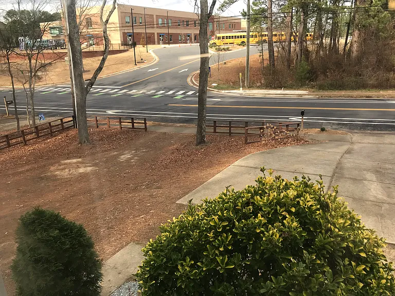 Baucom Elementary School across Hunter Street.