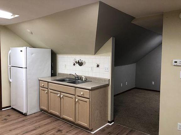 Kitchen, looking into bedroom