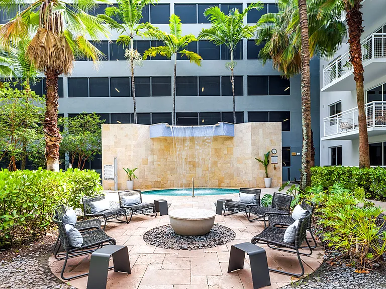 Cozy Outdoor Fire Pit With Comfortable Seating
