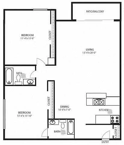 Floor plan The Highland Classic