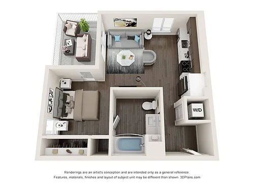 Floor plan Studio