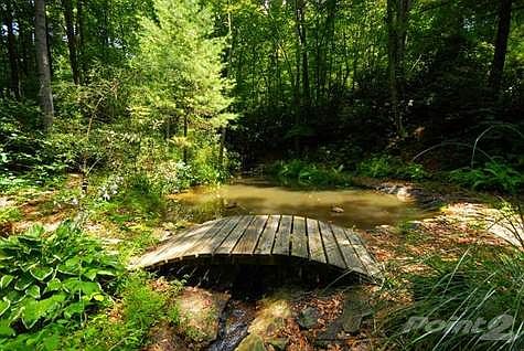 Small bridge over creek