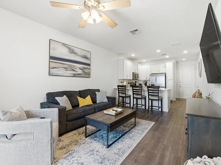 Open-concept living designed for comfort and extended stays.