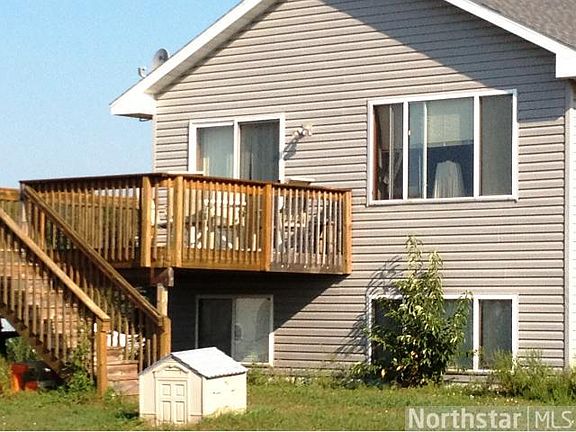 View of deck and house.