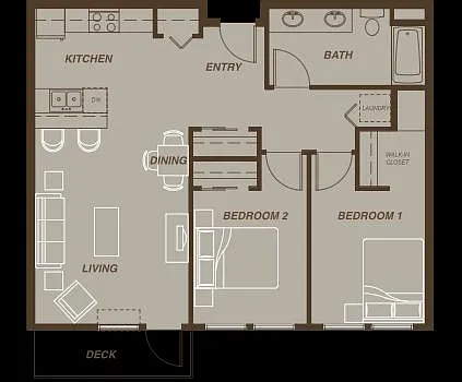 Floor plan 2 x 1 - E2 floor plan