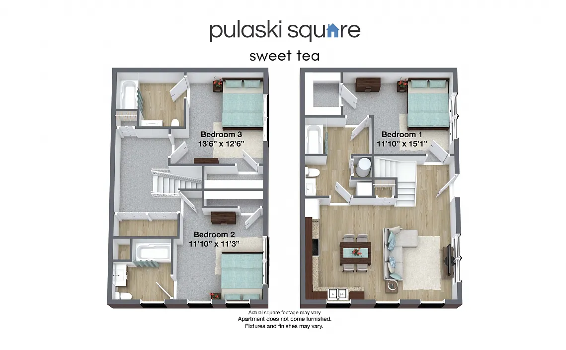 Floor plan Sweet Tea