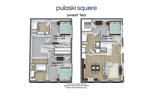 Floor plan Sweet Tea