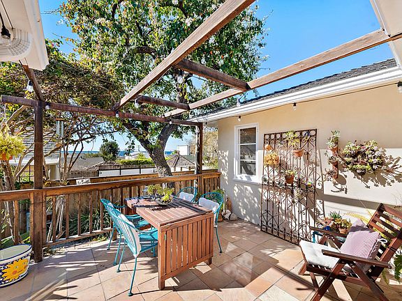 Outside deck with ocean view