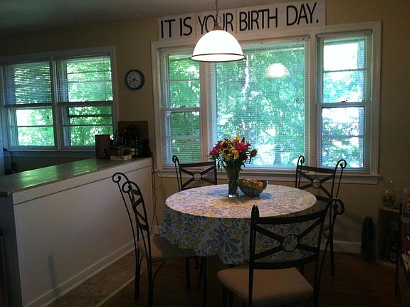 Dining area adjoining kitchen and LR