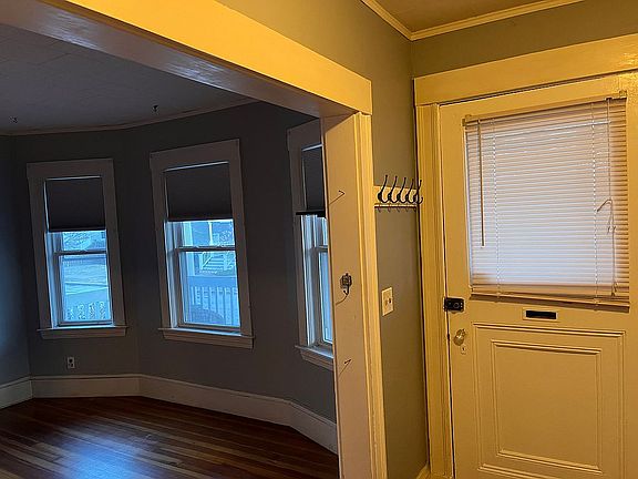 Left of front door