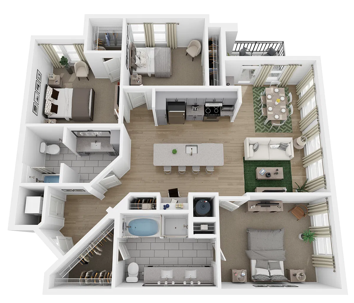 Floor plan C1-HC