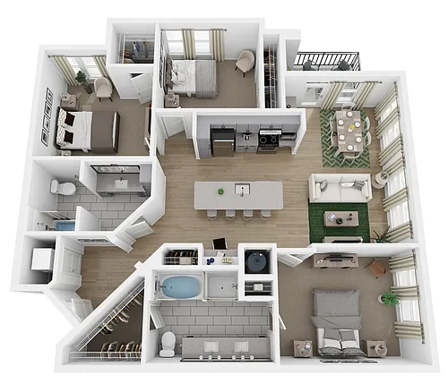 Floor plan C1-HC