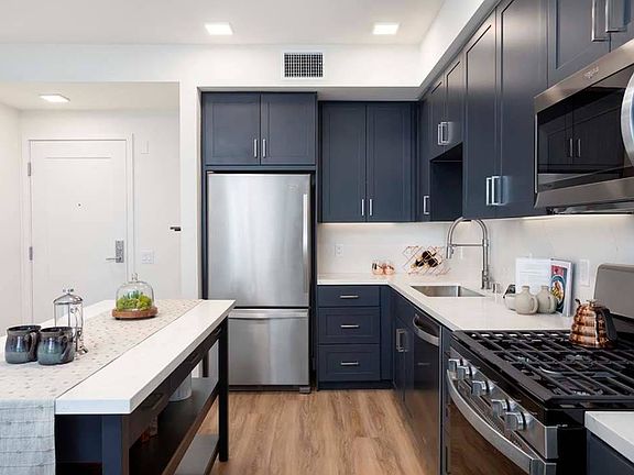 Brand new studio, 1- and 2-bedroom apartment homes with gas ranges, quartz countertops, and thoughtful layouts