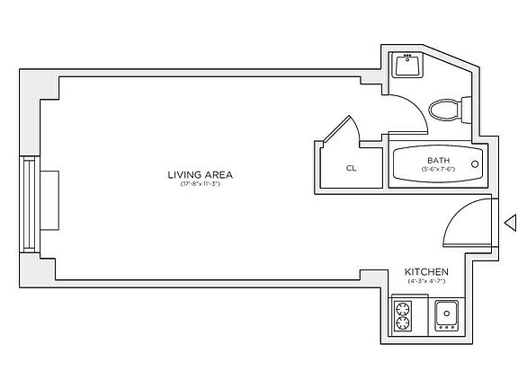 2nd image of 160 W 71st St APT 15P