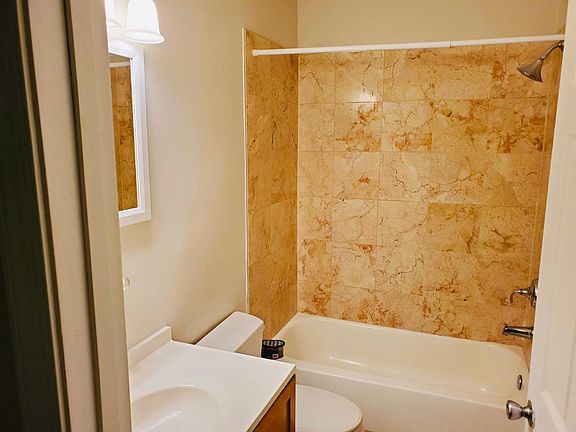 Updated clean bathroom