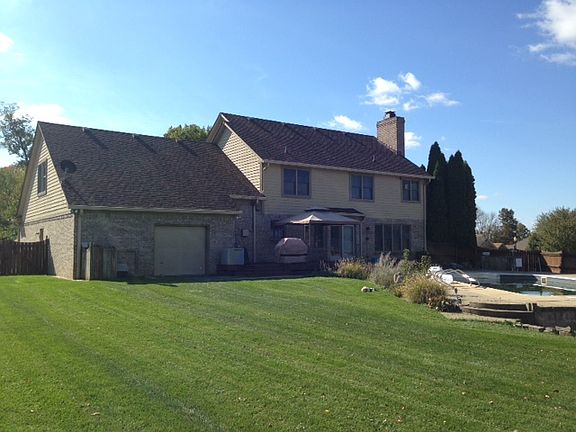 Large backyard