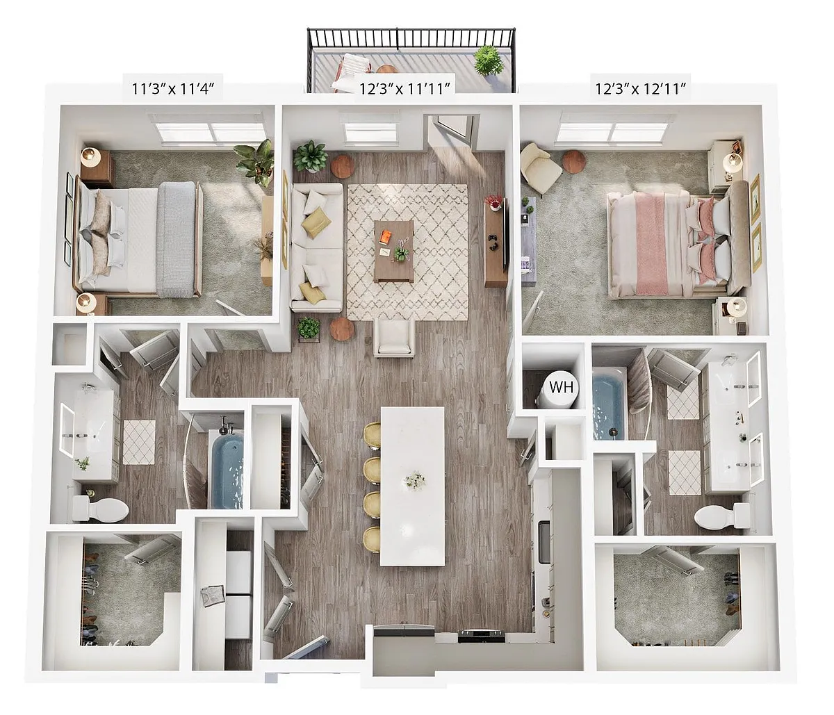 Floor plan B1