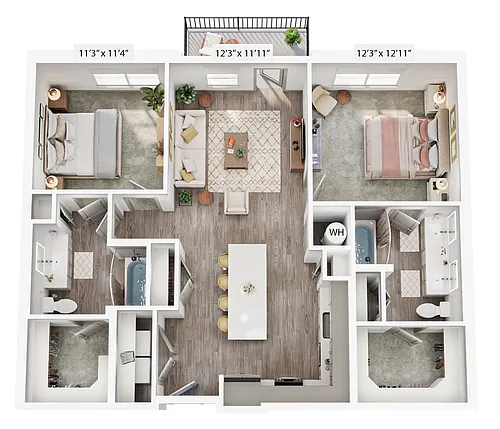 Floor plan B1