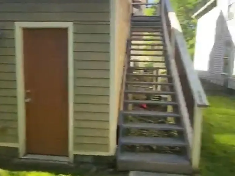 Steps leading to unit