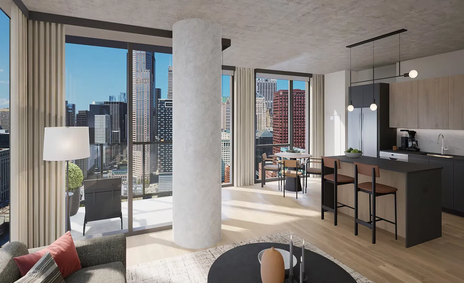 2 bed, 1001 sqft, $4,190 — Photo 3