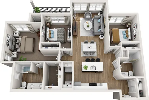 Floor plan Beam