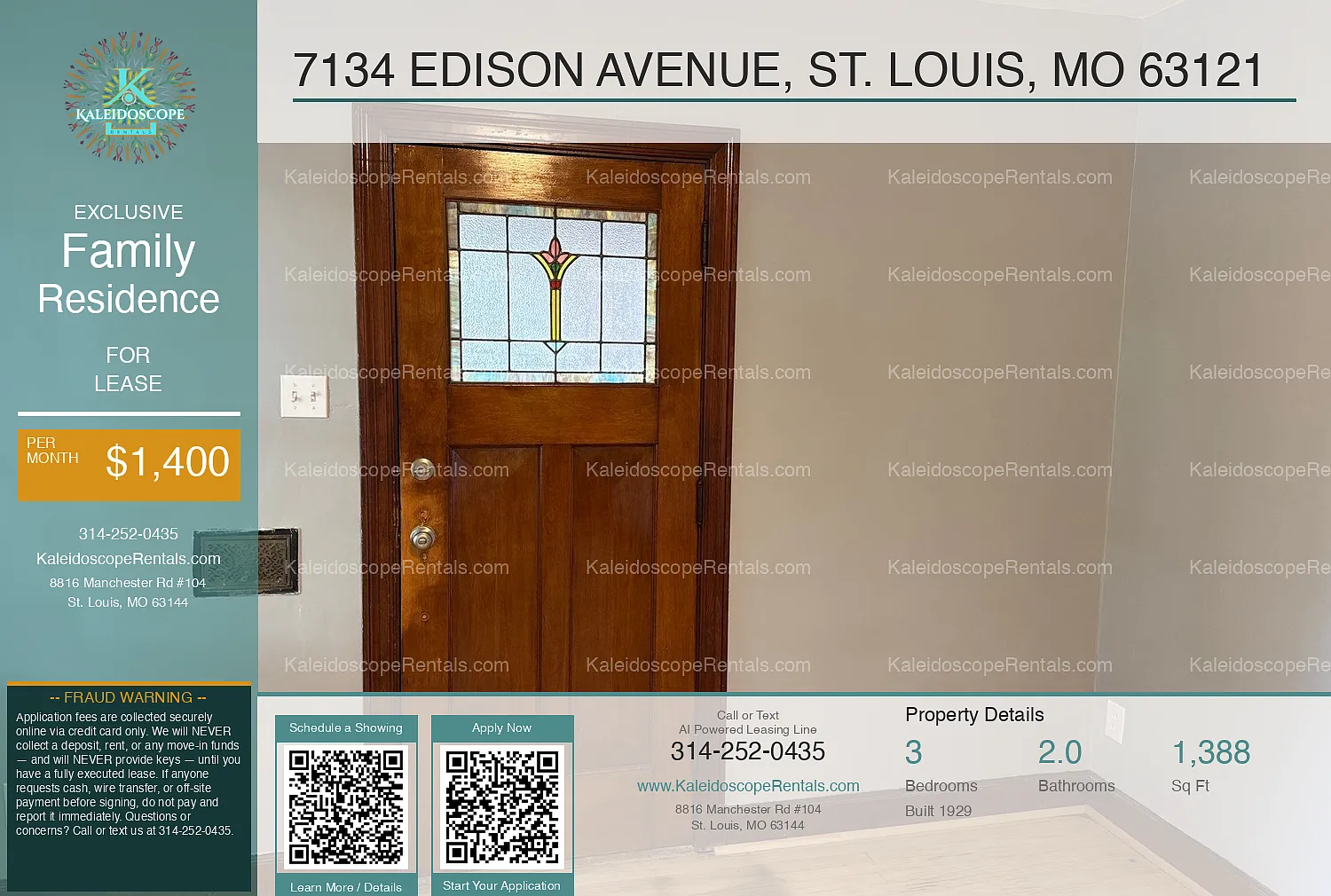 3 bed, 2.0 bath, 1338 sqft, $1,400 — Photo 3
