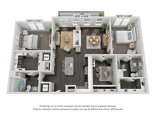 Floor plan B2
