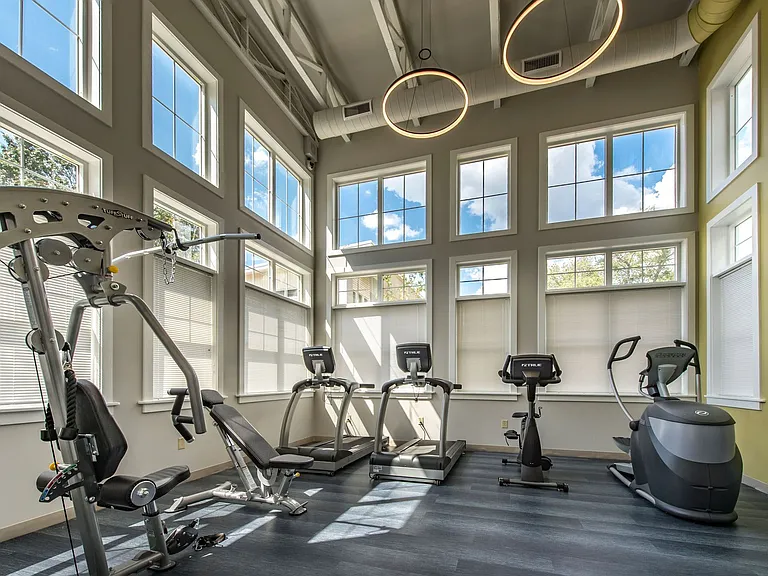 Fitness Room With Natural Light