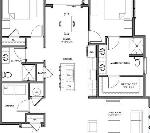 Floor Plan - Building 1600 - 2nd Floor layout