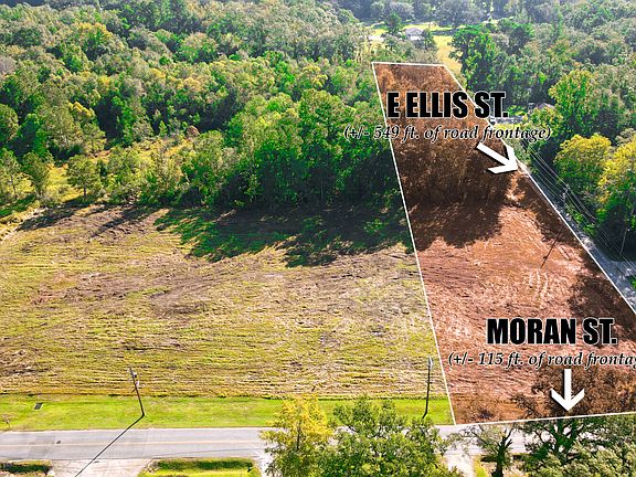 Lot orientation to Ellis Street and Moran Street