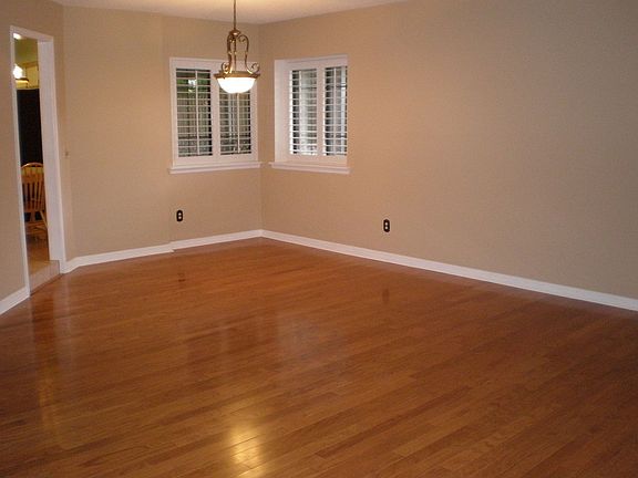 Dining Room with plantation shutters