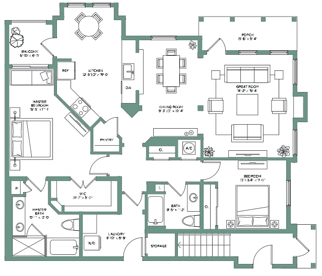 Floor plan Tiburon