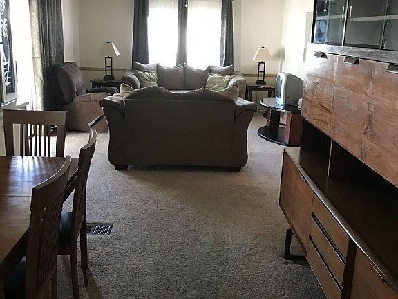 Dining area view of living room